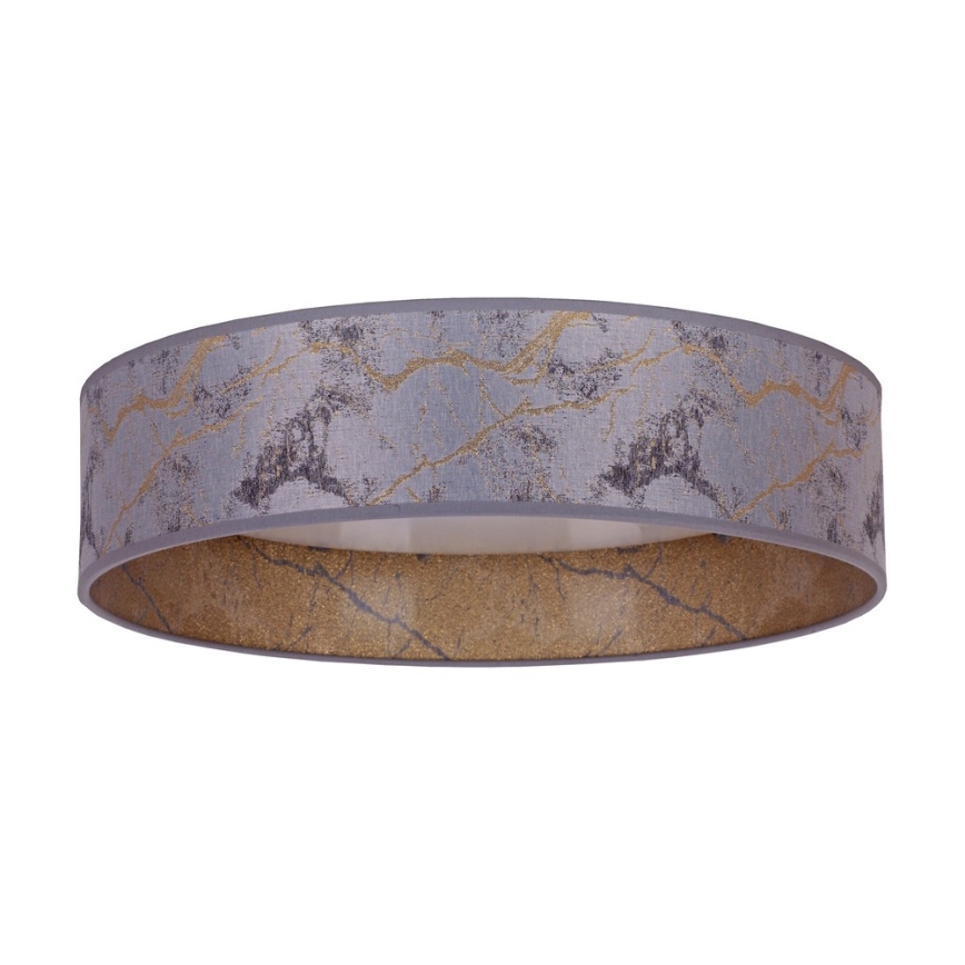 Brilagi - Plafón LED regulable VELVET SMART LED/36W/230V 55 cm 2700-6500K Wi-Fi Tuya gris/dorado + mando a distancia