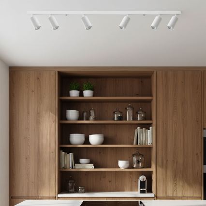 Brilagi - Foco empotrable LED RGBW regulable SELE MODERN 6xGU10/6,5W/230V 2700-6500K Wi-Fi blanco