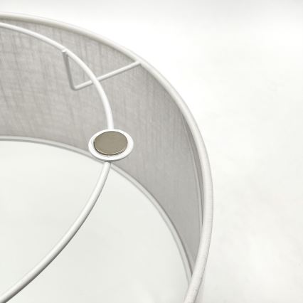 Brilagi - Lámpara de techo LED BELLADONNA 1xE27/15W/230V diámetro 30 cm blanco/roble nogal