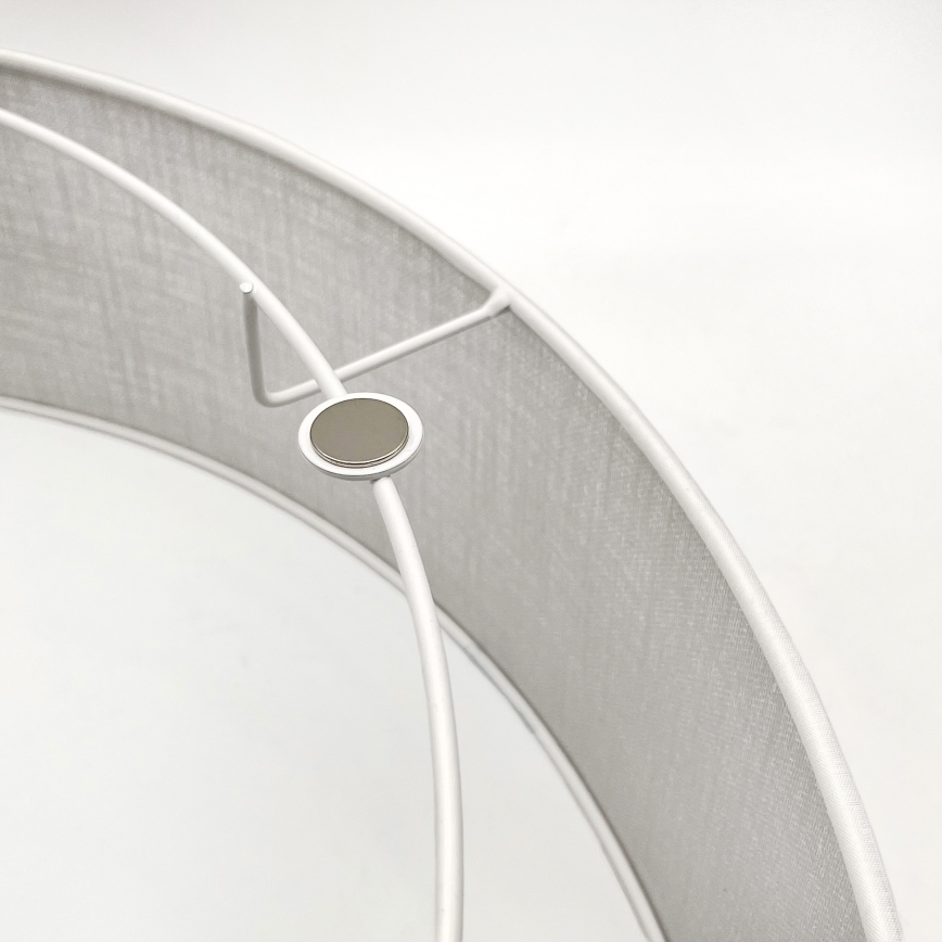 Brilagi - Lámpara de techo LED BELLADONNA 3xE27/15W/230V diámetro 50 cm blanco/roble nogal