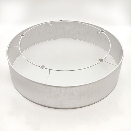 Brilagi - Lámpara de techo LED BELLADONNA 3xE27/15W/230V diámetro 50 cm blanco/roble nogal