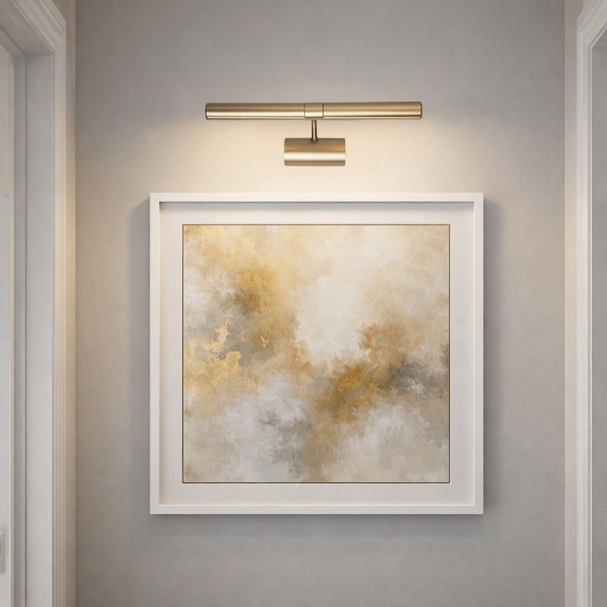 Brilagi - Lámpara para cuadros DANAE 2xE14/40W/230V dorada