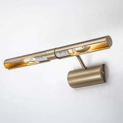 Brilagi - Lámpara para cuadros DANAE 2xE14/40W/230V dorada