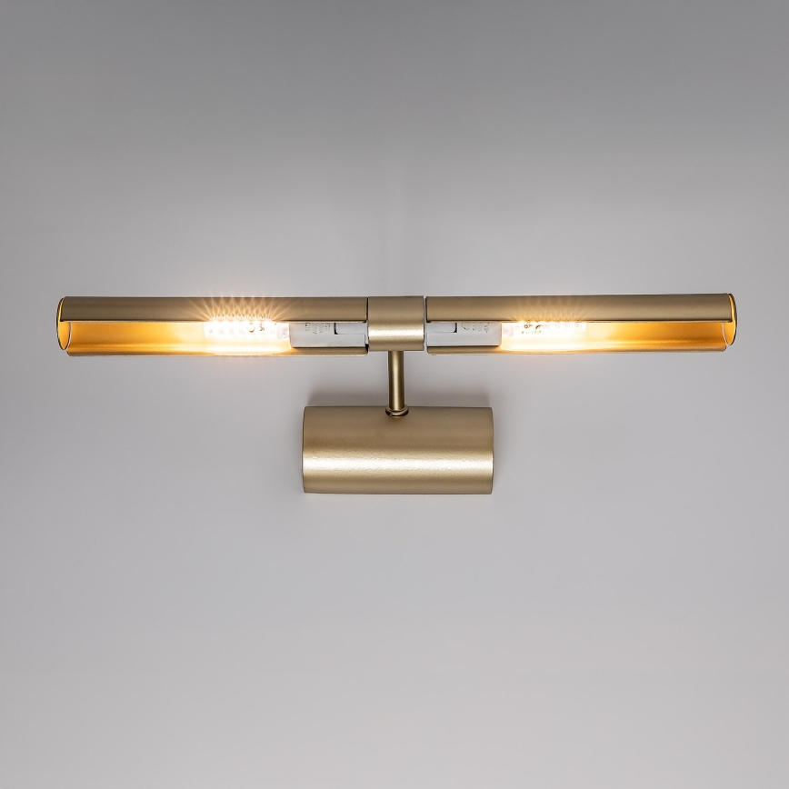 Brilagi - Lámpara para cuadros DANAE 2xE14/40W/230V dorada