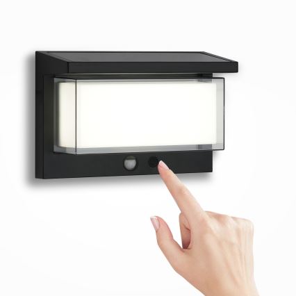 Brilagi - Lámpara solar de pared LED con sensor SUN LUME LED/10W/3,7V 4000 mAh IP44