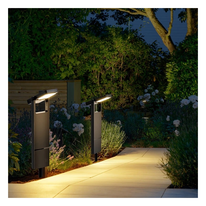 Brilagi - Lámpara solar LED SOL SPIKE LED/4W/3,7V 2200 mAh IP44