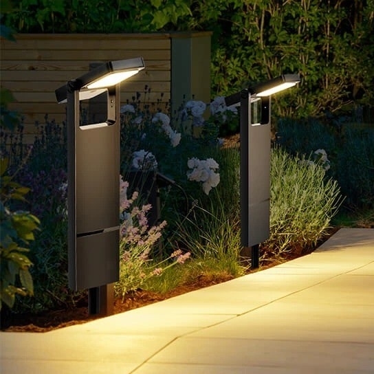 Brilagi - Lámpara solar LED SUN SPIKE LED/4W/3,7V 2200 mAh IP44