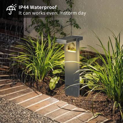 Brilagi - Lámpara solar LED SUN SPIKE LED/4W/3,7V 2200 mAh IP44