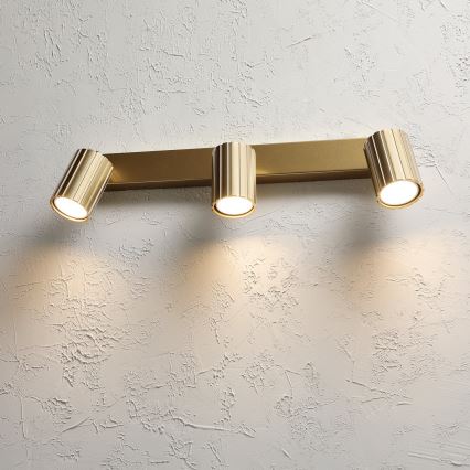 Brilagi - Lámpara spot CRISPINA 3xGU10/10W/230V dorada