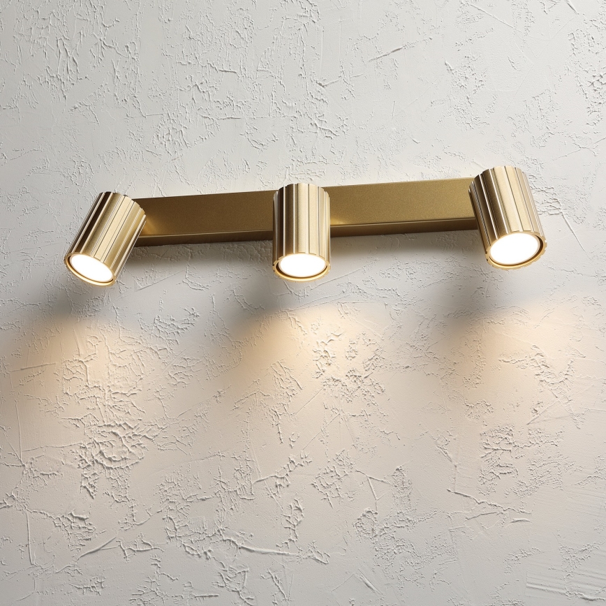 Brilagi - Lámpara spot CRISPINA 3xGU10/10W/230V dorada