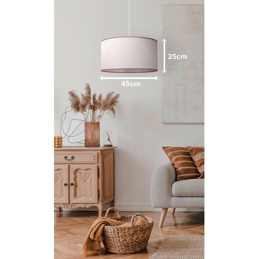 Brilagi - Lámpara suspendida con alambre CARPI 1xE27/60W/230V