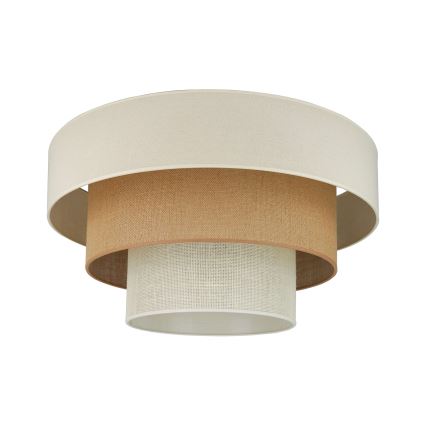 Brilagi - Lámpara de techo DENVER LUNETA 1xE27/15W/230V diámetro 45 cm beige/marrón/crema