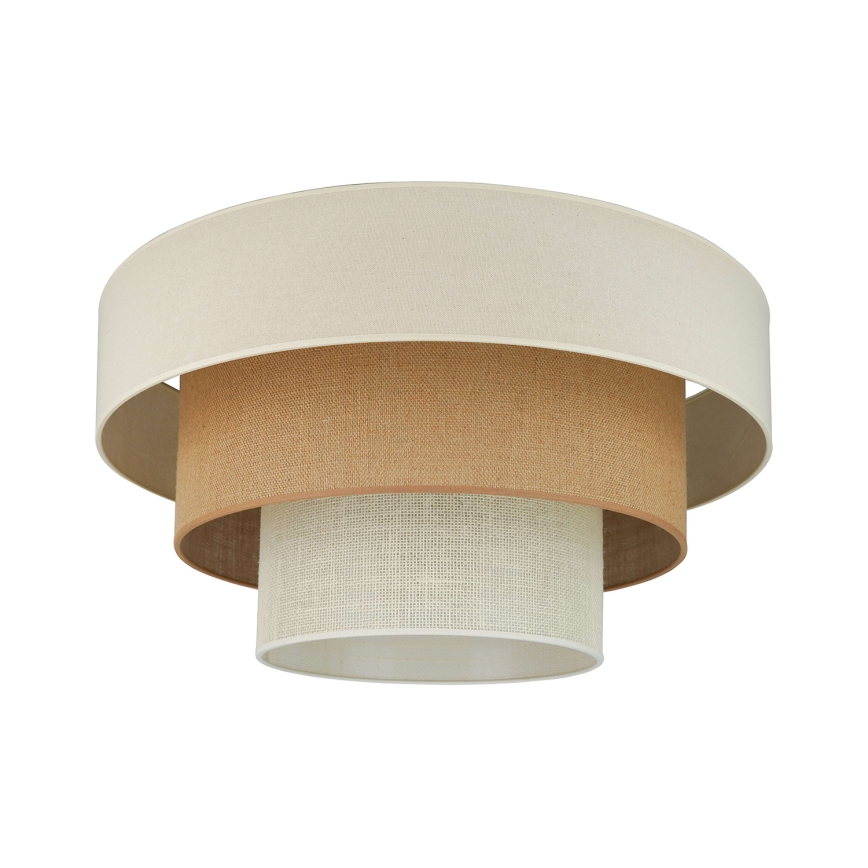 Brilagi - Lámpara de techo DENVER LUNETA 1xE27/15W/230V diámetro 45 cm beige/marrón/crema