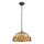 Brilagi - Lámpara Tiffany de vitral colgante con cadena MIRABELLA 1xE27/60W/230V Ø 40 cm