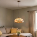 Brilagi - Lámpara Tiffany de vitral colgante con cadena MIRABELLA 1xE27/60W/230V Ø 40 cm