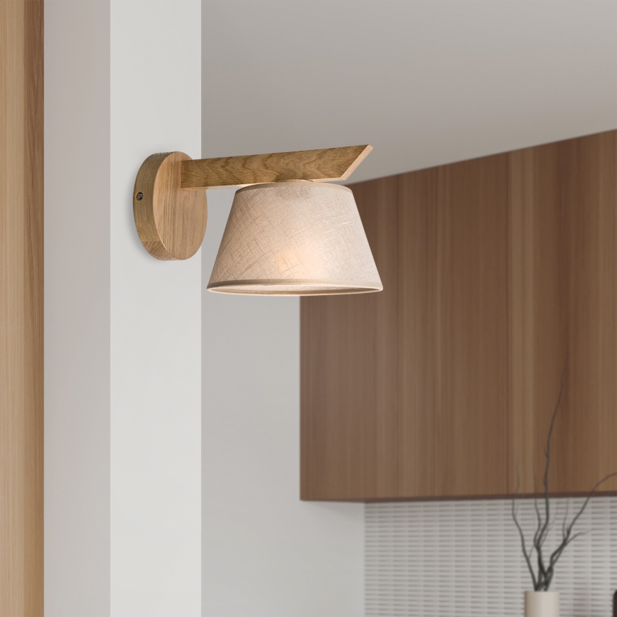 Brilagi - LED  Aplique ANTHONY 1xE14/40W/230V roble/beige