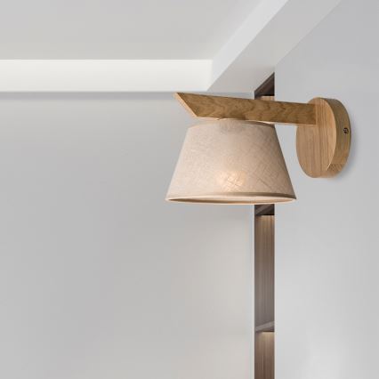 Brilagi - LED  Aplique ANTHONY 1xE14/40W/230V roble/beige