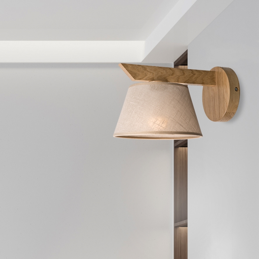 Brilagi - LED  Aplique ANTHONY 1xE14/40W/230V roble/beige
