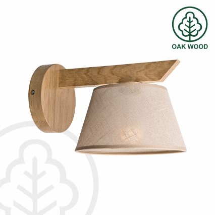 Brilagi - LED  Aplique ANTHONY 1xE14/40W/230V roble/beige