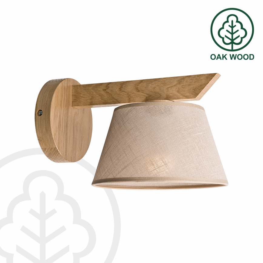 Brilagi - LED  Aplique ANTHONY 1xE14/40W/230V roble/beige