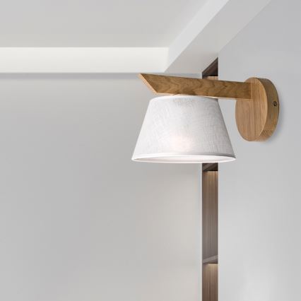 Brilagi - LED  Aplique ANTHONY 1xE14/40W/230V roble/blanco