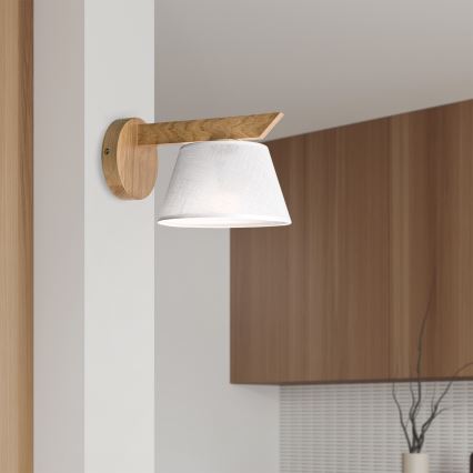 Brilagi - LED  Aplique ANTHONY 1xE14/40W/230V roble/blanco