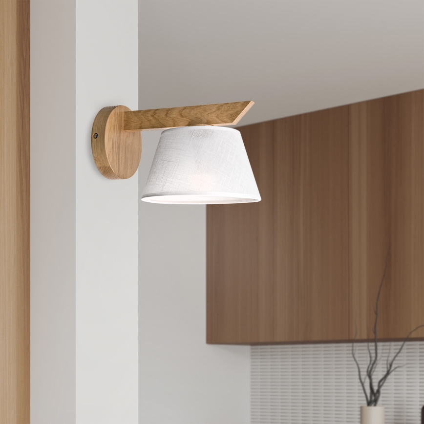 Brilagi - LED  Aplique ANTHONY 1xE14/40W/230V roble/blanco