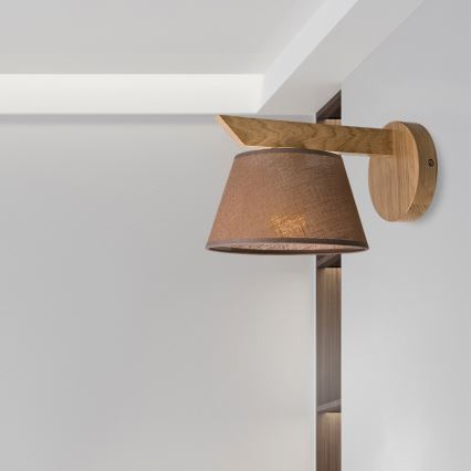 Brilagi - LED  Aplique ANTHONY 1xE14/40W/230V roble/marrón