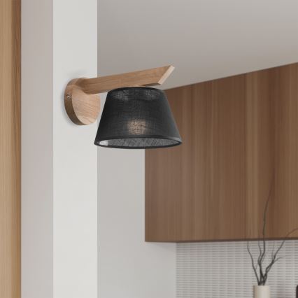 Brilagi - LED  Aplique ANTHONY 1xE14/40W/230V roble/negro