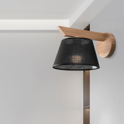 Brilagi - LED  Aplique ANTHONY 1xE14/40W/230V roble/negro