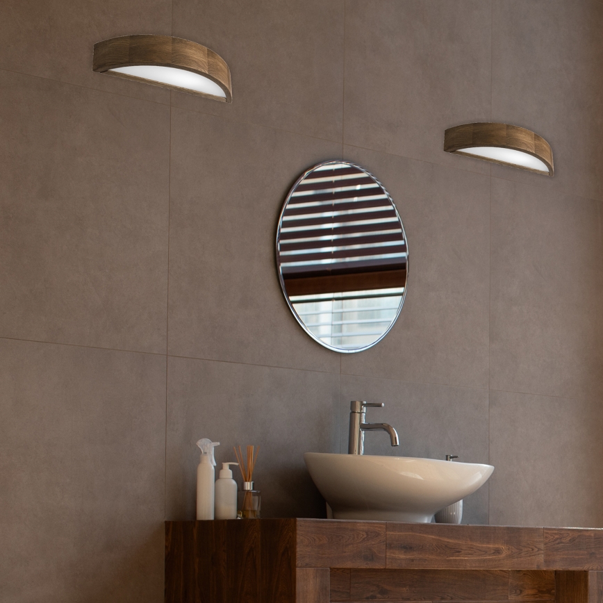 Brilagi - LED Aplique CARVALHO 1xE27/60W/230V roble