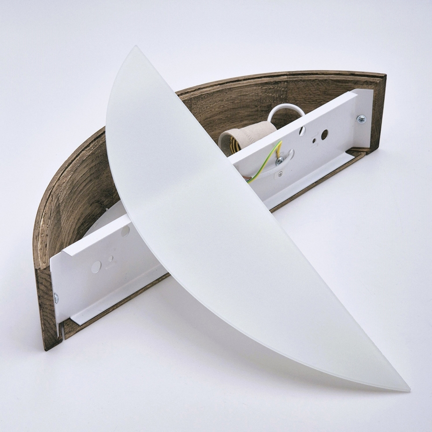 Brilagi - LED Aplique CARVALHO 1xE27/60W/230V roble