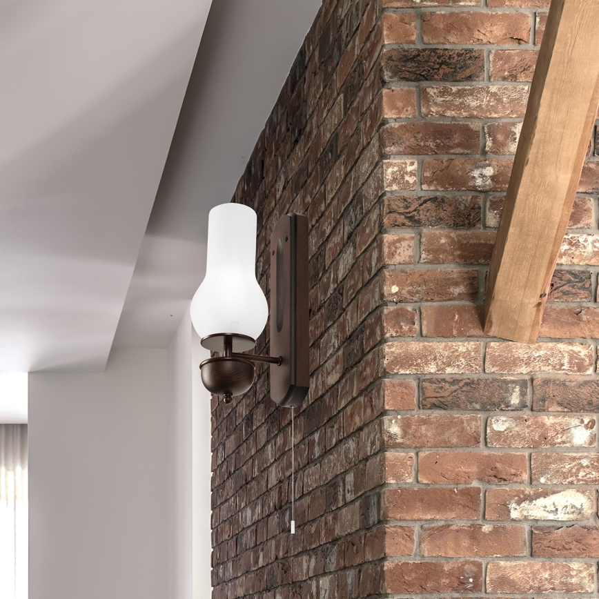 Brilagi - LED Aplique COTTAGE 1xE14/40W/230V haya/blanco