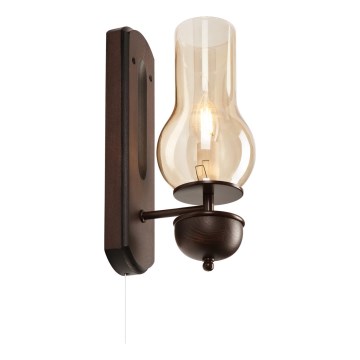 Brilagi - LED Aplique COTTAGE 1xE14/40W/230V haya/marrón
