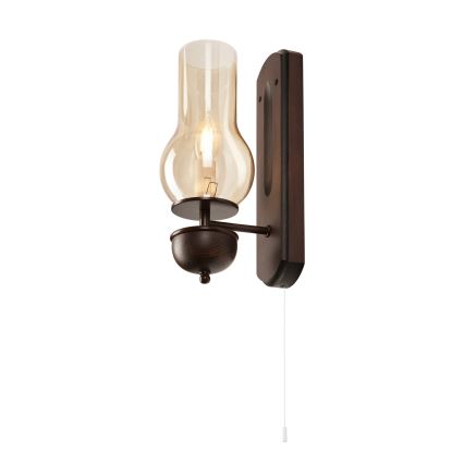 Brilagi - LED Aplique COTTAGE 1xE14/40W/230V haya/marrón