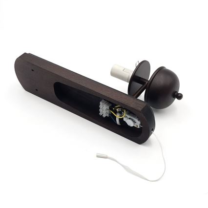 Brilagi - LED Aplique COTTAGE 1xE14/40W/230V haya/marrón