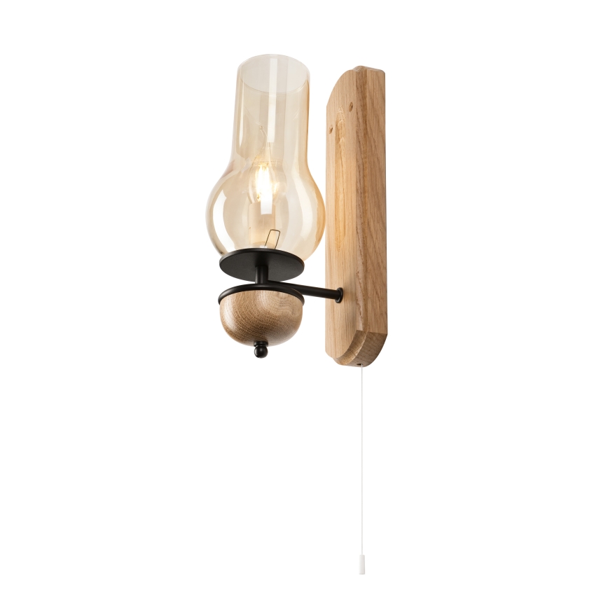 Brilagi - LED Aplique COTTAGE 1xE14/40W/230V roble/marrón