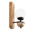 Brilagi - LED Aplique COTTAGE 1xG9/40W/230V roble/blanco