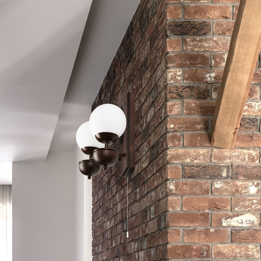 Brilagi - LED Aplique COTTAGE 2xG9/40W/230V haya/blanco