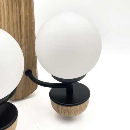 Brilagi - LED Aplique COTTAGE 2xG9/40W/230V roble/blanco