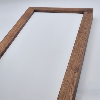 Brilagi - LED Plafón de baño WOODY FRAME LED/40W/230V 120x30 cm IP44 cereza