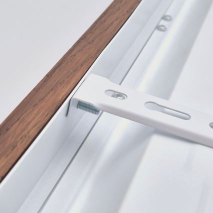 Brilagi - LED Plafón de baño WOODY FRAME LED/40W/230V 120x30 cm IP44 cereza