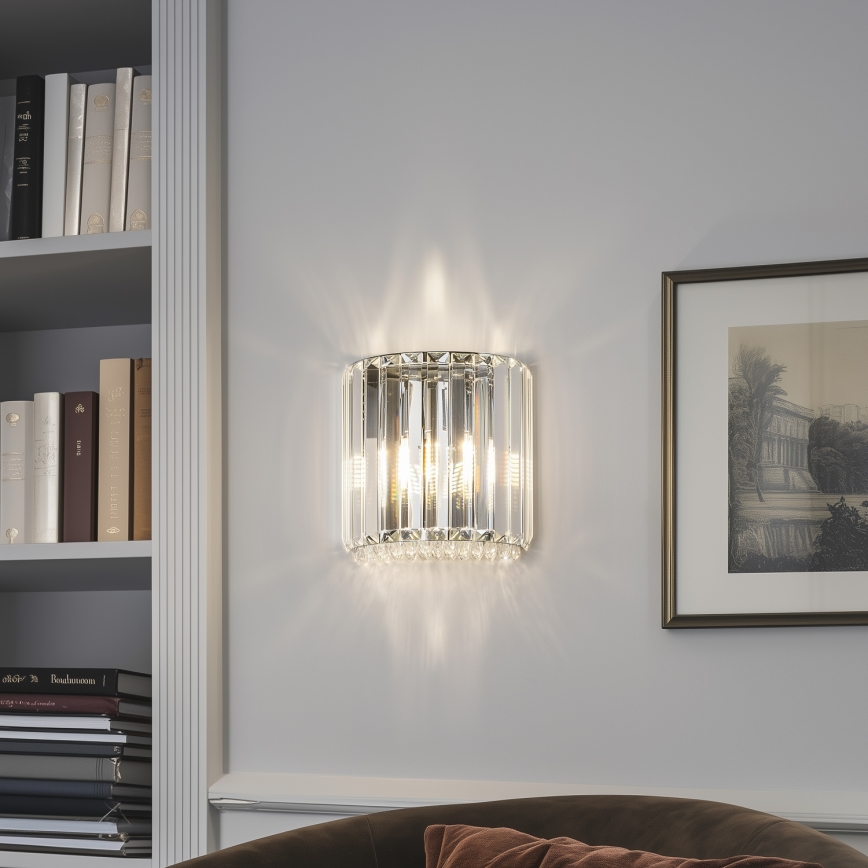 Brilagi - LED Aplique de cristal GLAMOUR 1xG9/42W/230V