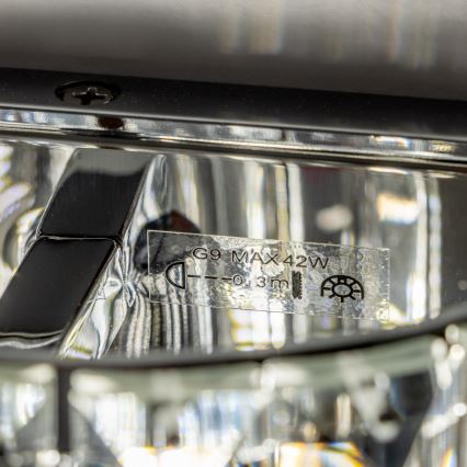 Brilagi - LED Aplique de cristal GLAMOUR 1xG9/42W/230V