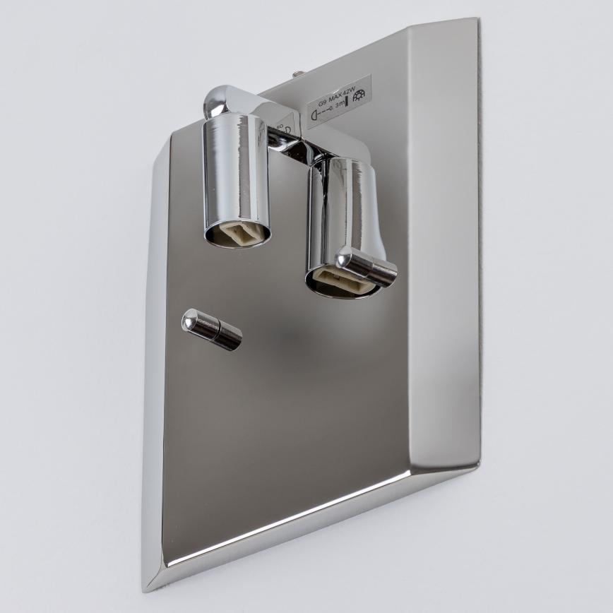 Brilagi - LED Aplique de cristal GLAMOUR 1xG9/42W/230V