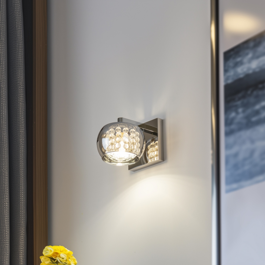 Brilagi - LED Aplique de cristal JEWEL 1xG9/42W/230V
