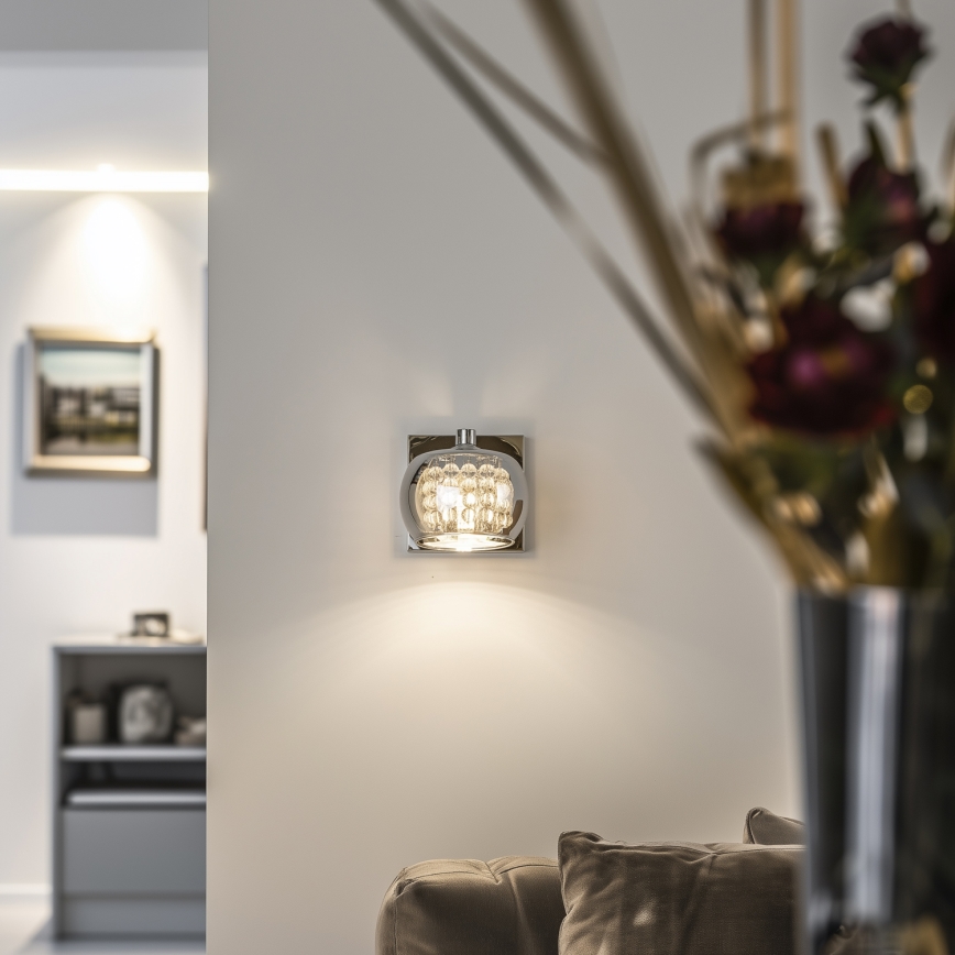 Brilagi - LED Aplique de cristal JEWEL 1xG9/42W/230V