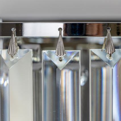 Brilagi - LED Aplique de cristal MOZART 2xE14/40W/230V cromo brillante