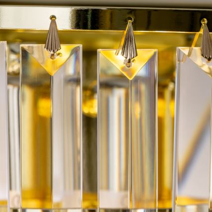Brilagi - LED Aplique de cristal MOZART 2xE14/40W/230V dorado