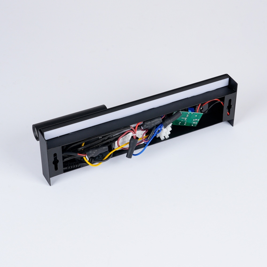 Brilagi - Aplique LED de pared tipo spot con puerto USB NOCTIS LED/3W/230V + LED/9W negro